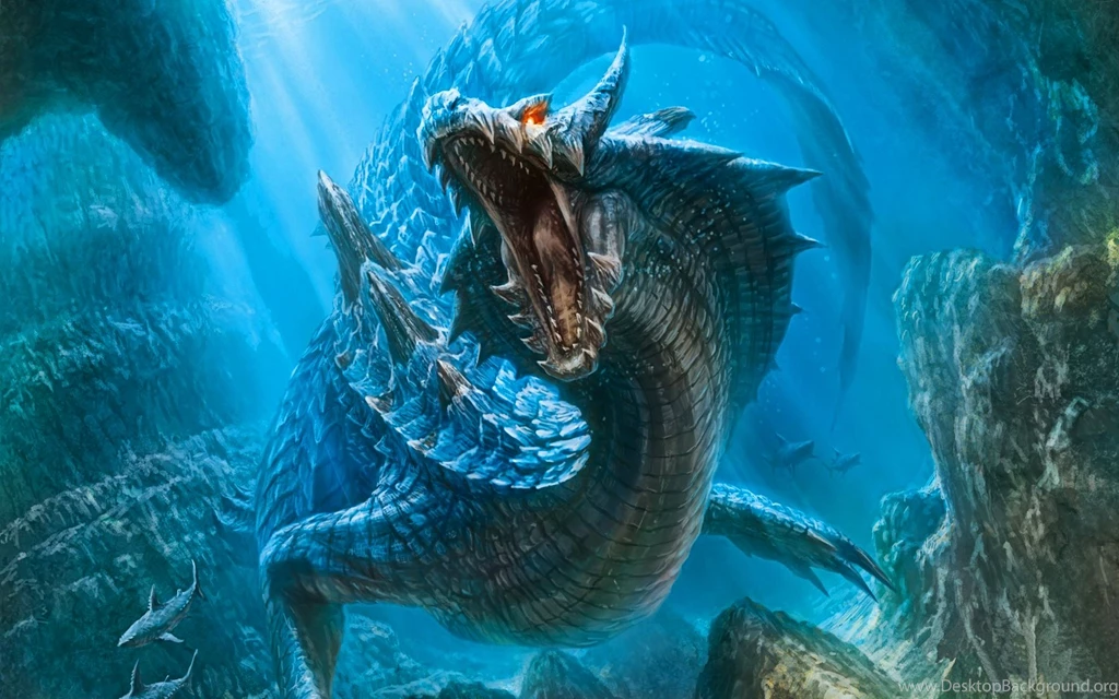 Image Water dragon wallpaper.jpg Dragonball Fanon Wiki Wikia