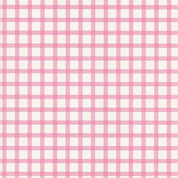 Pink Checkered Pattern   Gingham   Brewster Wallpapers   NG63844