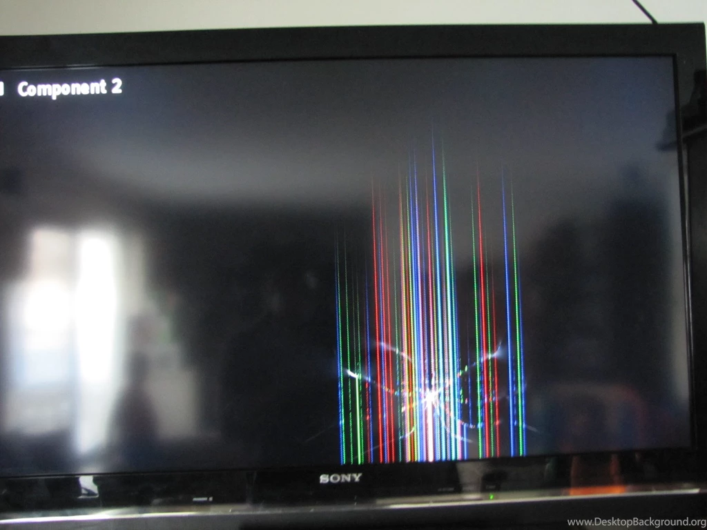 Broken Lcd Tv Images