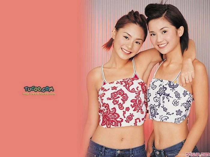 Twin : Charlene Choi & Gillian Chung18 Wallcoo.net