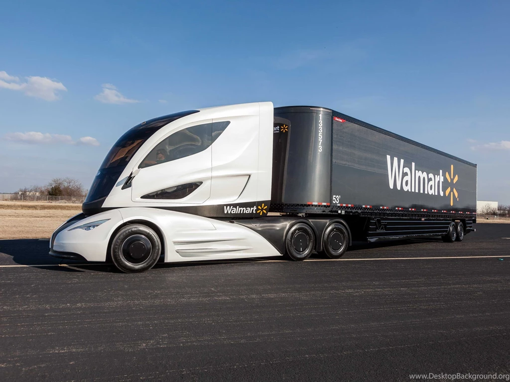 Walmart's Truck Of The Future   Business Insider