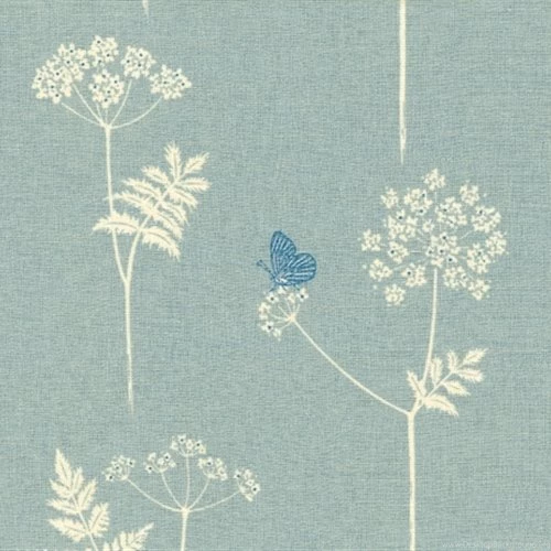 Cow Parsley   Wallpapers   Duck Egg, Cornflower   Vanessa Arbuthnott