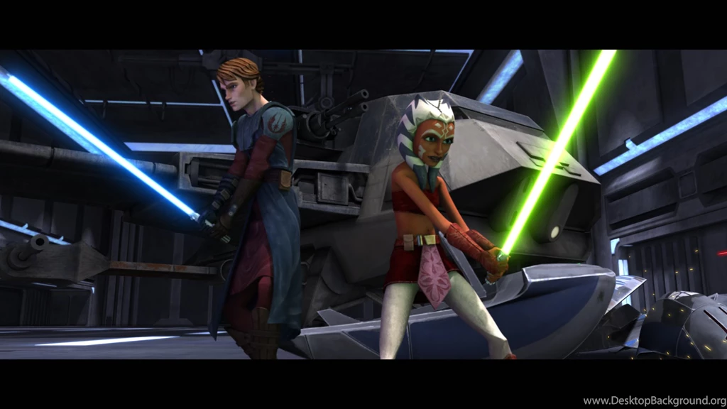 Wallpapers Anakin Skywalker Of And Ahsoka Tano In The Clone Wars ...