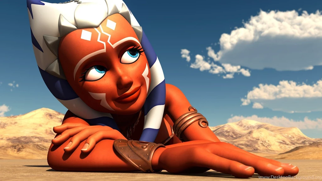 Wallpapers Ahsoka Tano Look At Me Visage 1920x1080