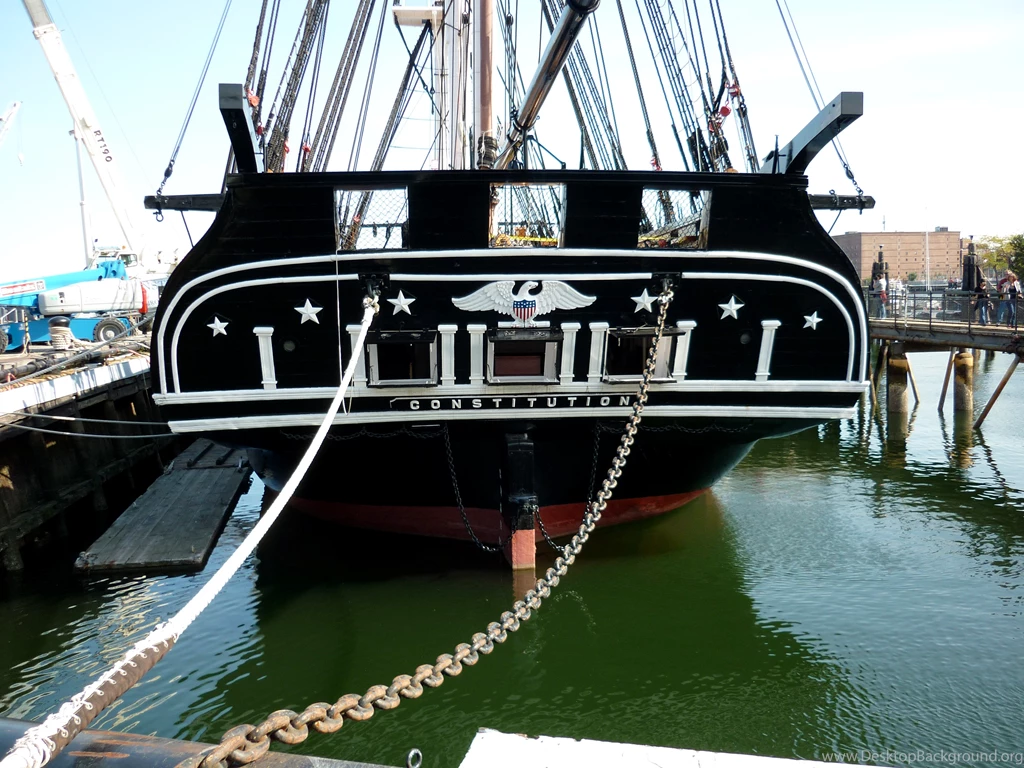 Free Stock Photo 6640 The USS Constitution In Boston Harbour ...