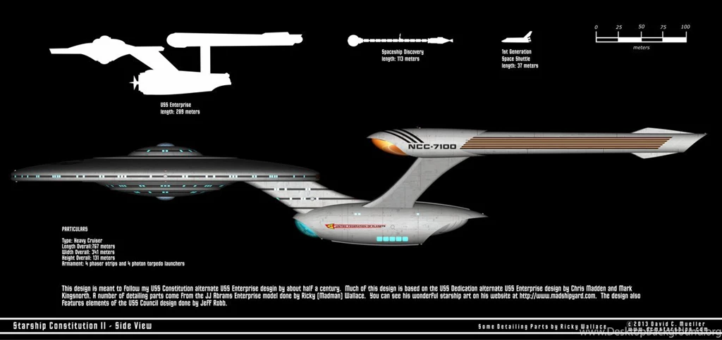 USS Constitution II Side View By Dcmstarships On DeviantArt