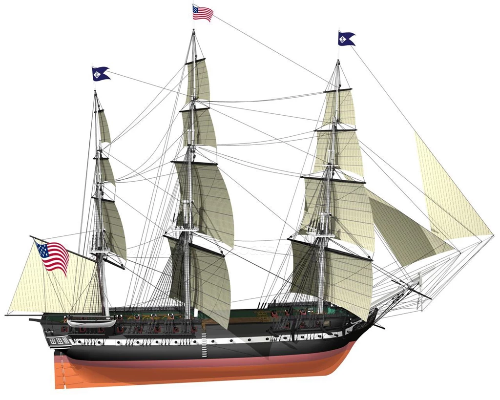 Billing Boats (B508) USS Constitution Frigate   Model Boat ...