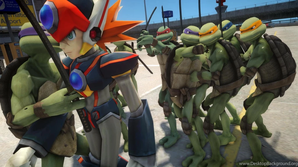 TEENAGE MUTANT NINJA TURTLE ARMY VS MEGAMAN X8 EPIC BATTLE YouTube