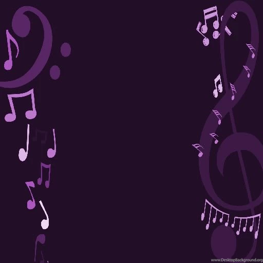 Purple Music Notes Wallpapers