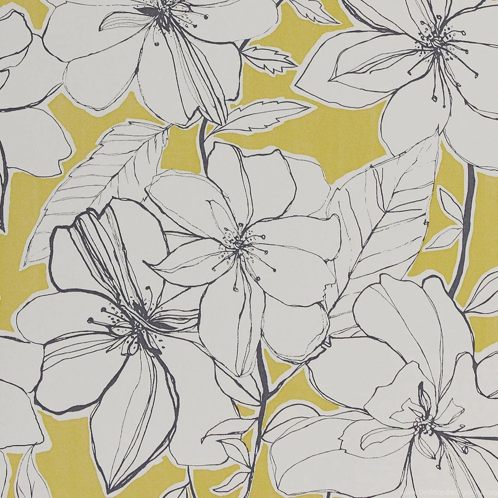 Spirit Wallpapers   Mustard/Slate/Neutral (60126)   Harlequin ...