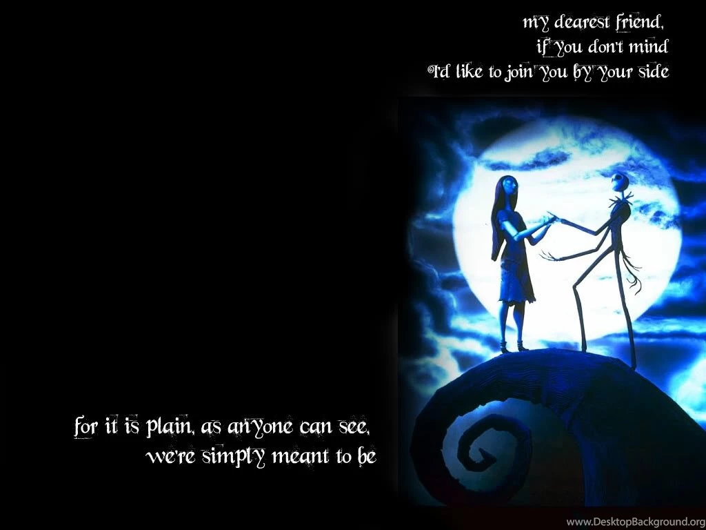 Cute Jack And Sally Quotes Album On Quotesvil.com Desktop Background