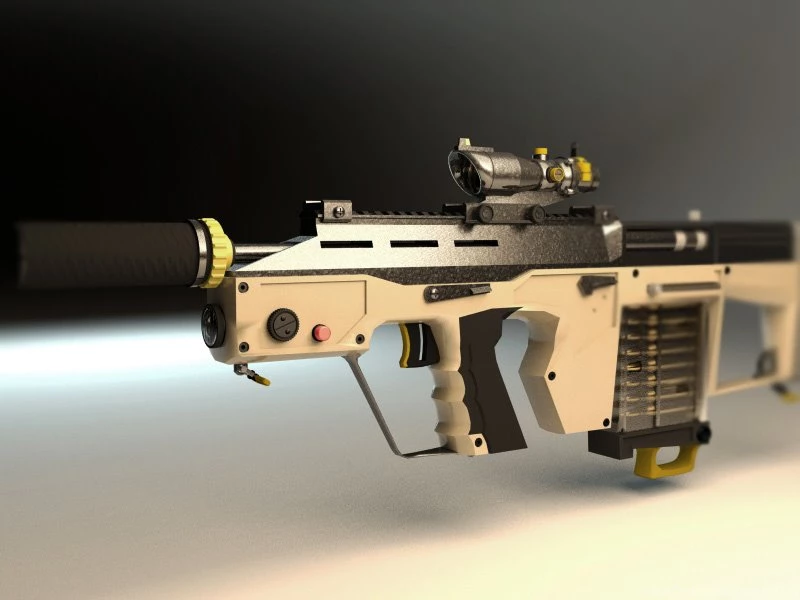 Famas Stlye Assault Rifle By HunBuBi On DeviantArt
