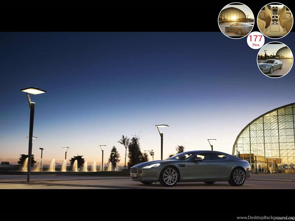 2010 Aston Martin Rapide Hardly Green Side View