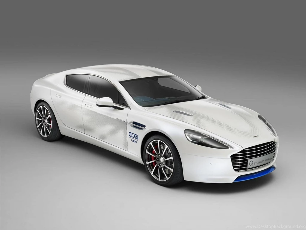 Aston Martin Rapide S 2016 White Color Wallpapers