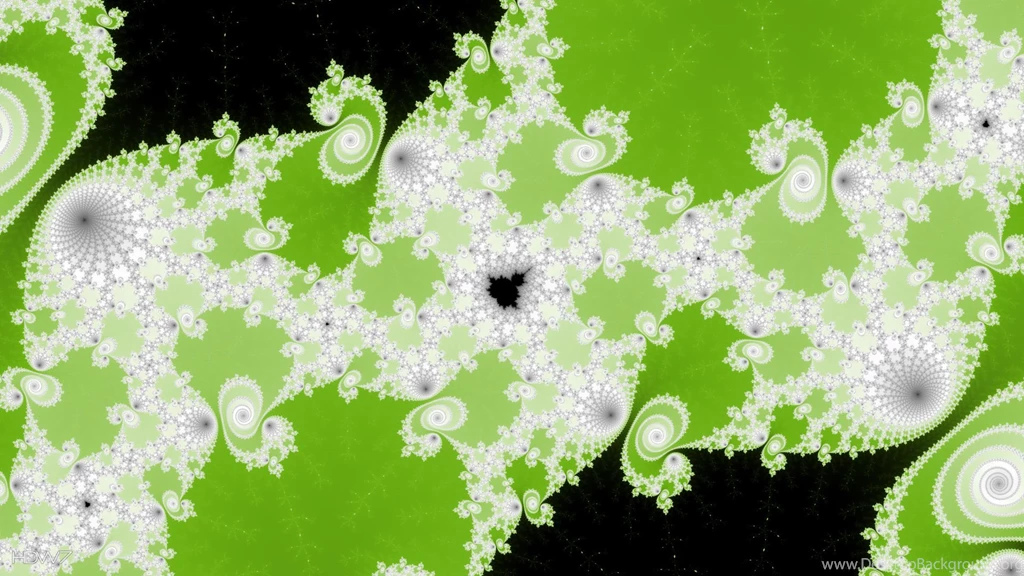 Green Mandelbrot Set Wallpapers