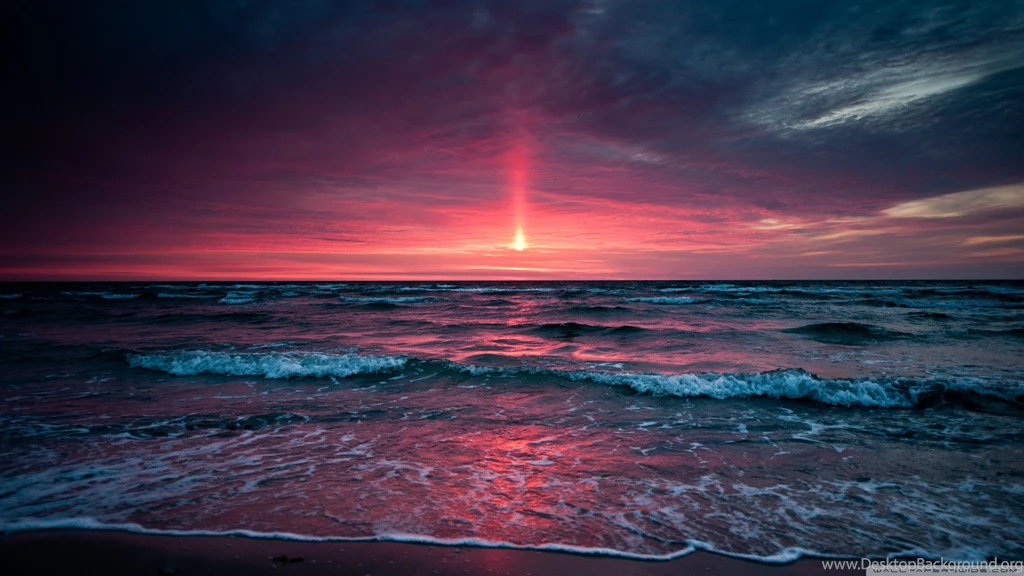 Pinkish Sunset HD Desktop Wallpapers : Fullscreen : Mobile : Dual ...