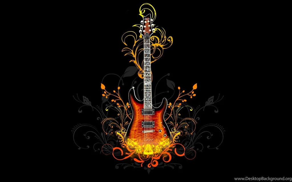 Guitar Digital Art Wallpapers   Desktop Backgrounds
