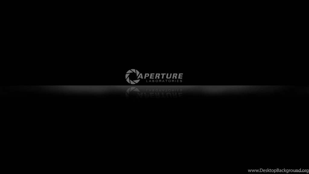 Black Glossy Wallpapers Aperture Logo On A Glossy Surface ...