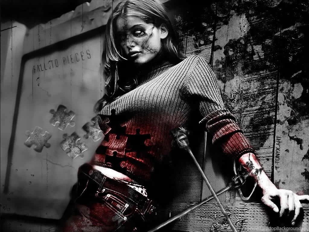 Wallpapers Gothic Girl Girls Woman 1024x768