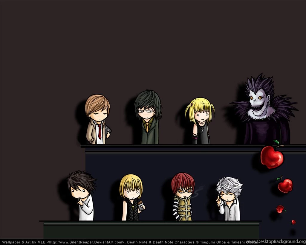 Death Note Chibi Wallpapers By SilentReaper On DeviantArt