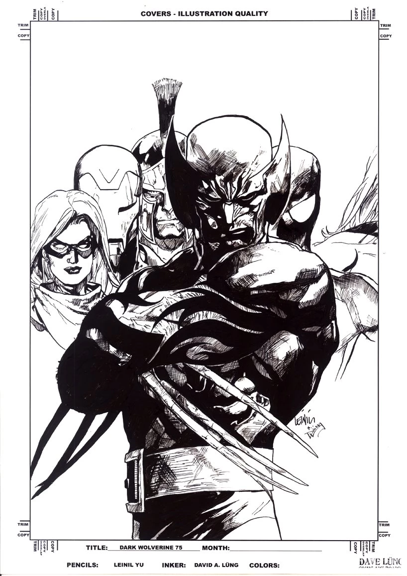 Dark Wolverine Sample Page By DaveLungArt On DeviantArt