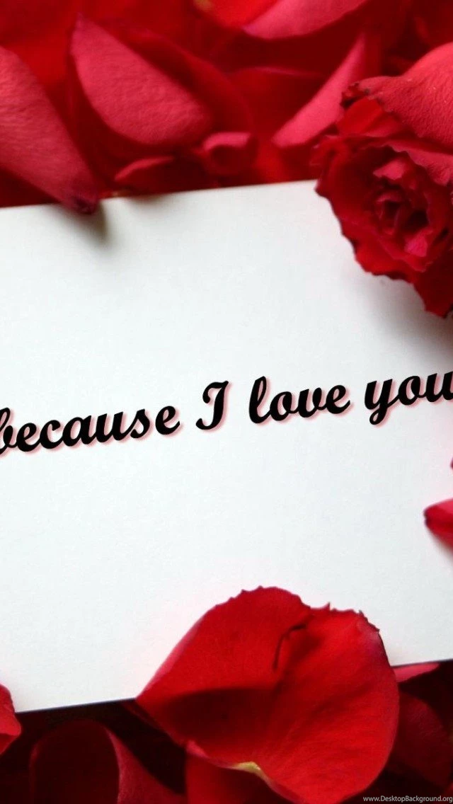 Because I Love You Wallpapers   Free iPhone Wallpapers