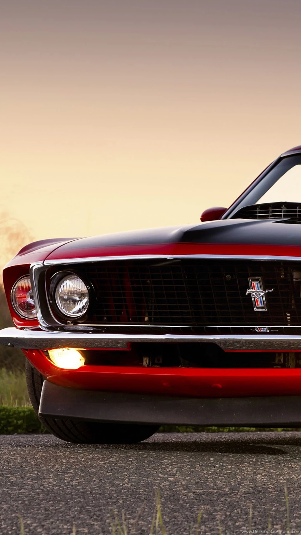 Red Ford Mustang Boss 302 Android Wallpapers Free Download