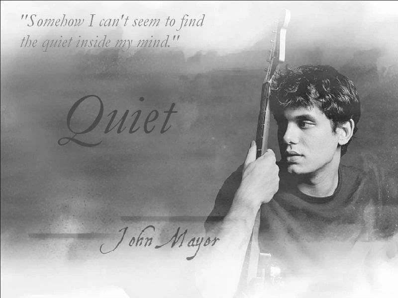 John Mayer Quiet John Mayer Wallpapers (13200595) Fanpop