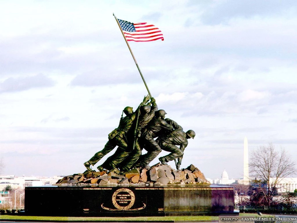 Marine Memorial Monument Statue Wallpapers Crazy Frankenstein