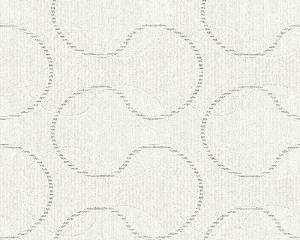 Non woven Wallpapers Cream Silver Modern Cocoon A.S. Creation 95342 ...