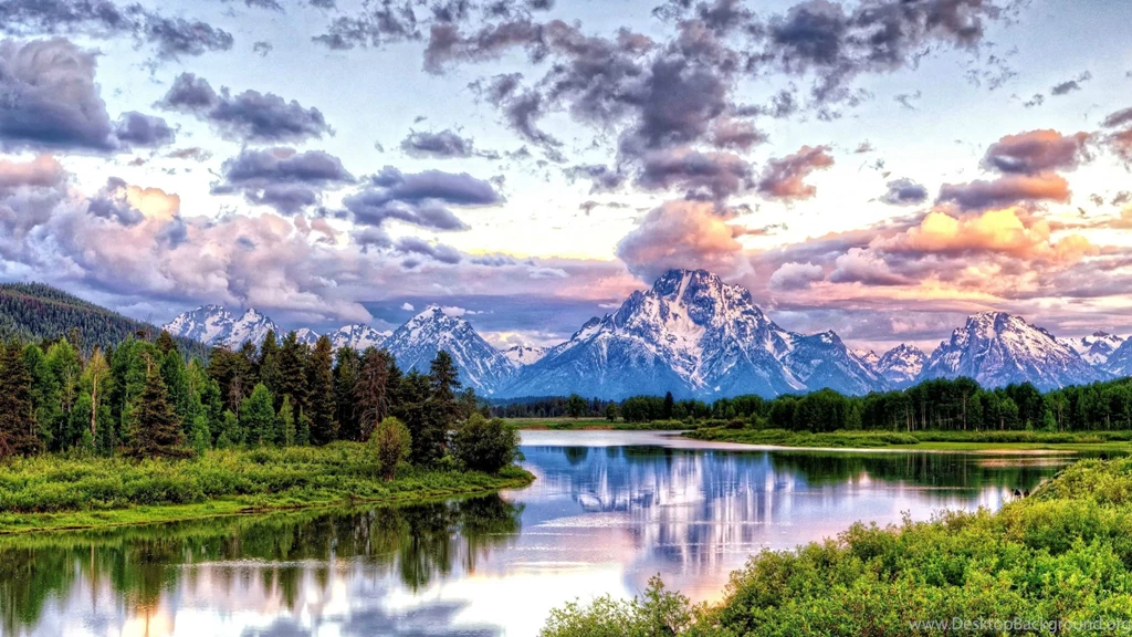 Grand Tetons Beautiful Waterfall Wallpapers HD For Desktop
