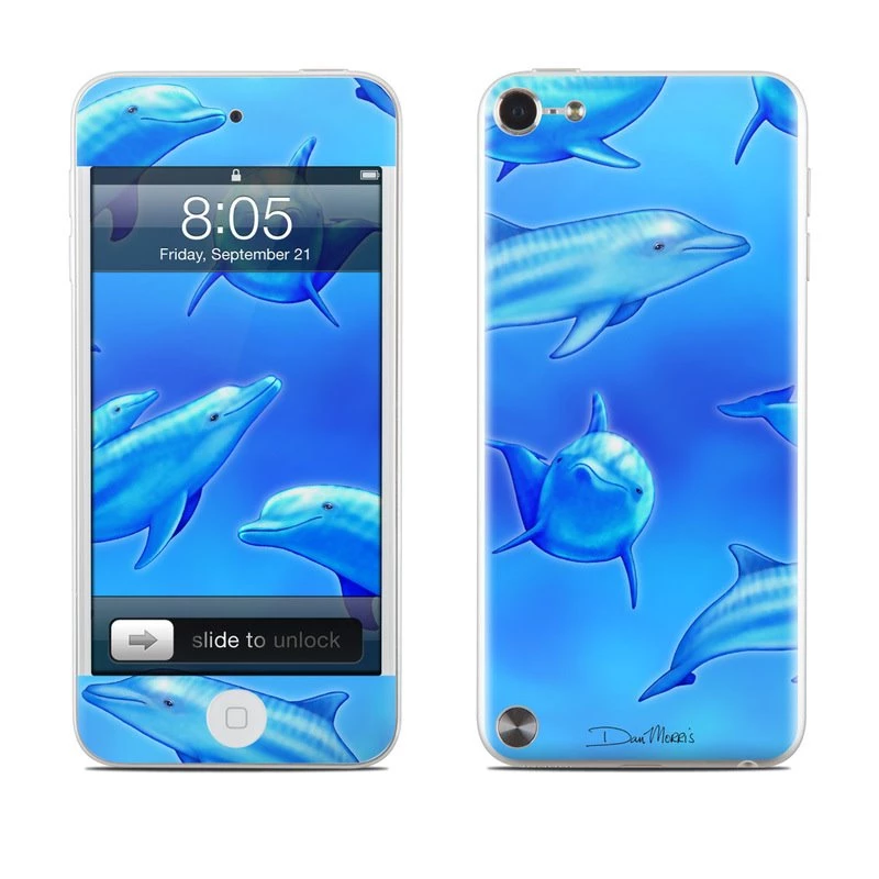 IPod Touch 5G Skin Swimming Dolphins By Dan Morris