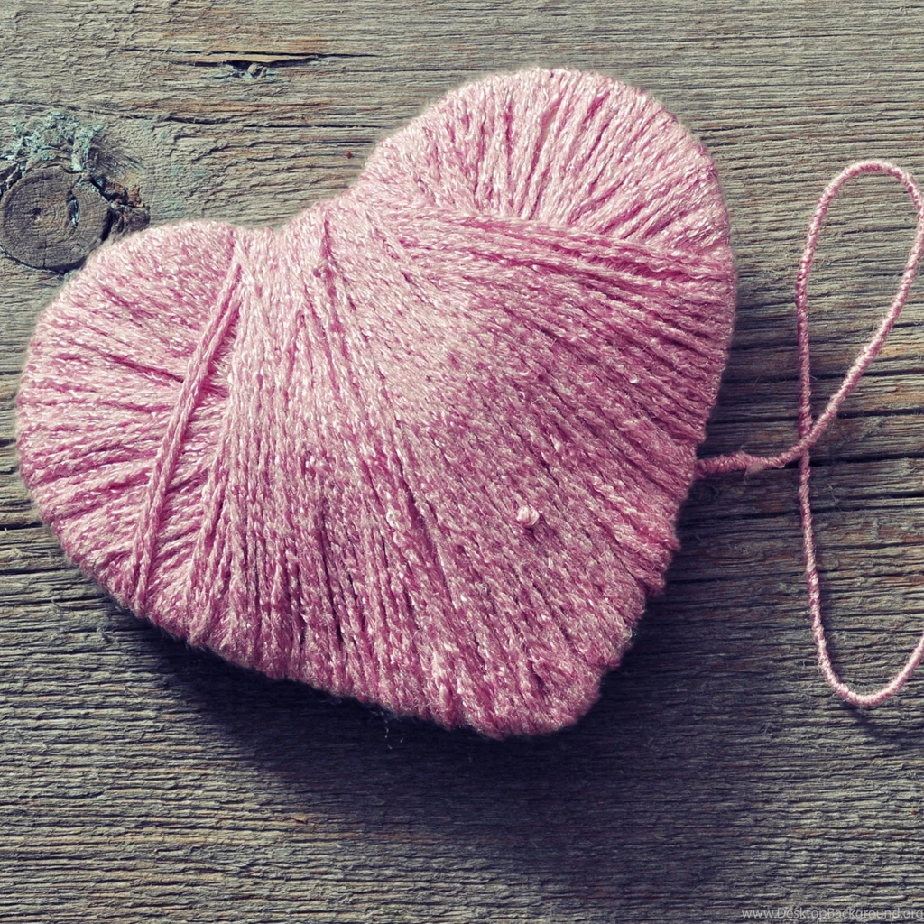 Romance Strings Pink Love Heart iPad Air Wallpapers Download ...