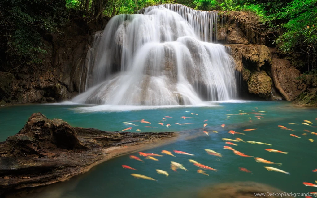 Waterfall Backgrounds Pictures Wallpapers Cave