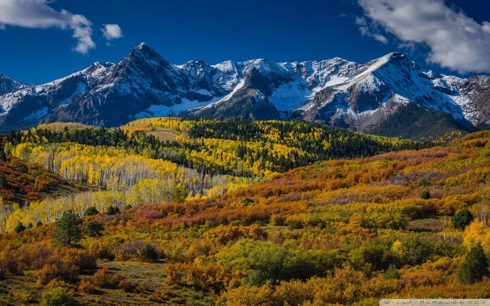 Mountain Landscape In Aspen, Colorado HD Desktop Wallpapers : High ...