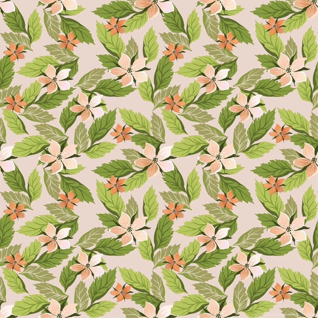 Flowers Wallpapers Pattern Vector Art & Graphics