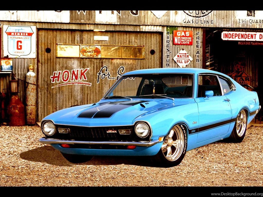 White 1972 Ford Maverick Image