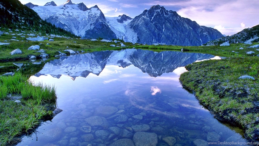 Beautiful Lake And Mountain Landscape Wallpapers HD / Desktop And ...