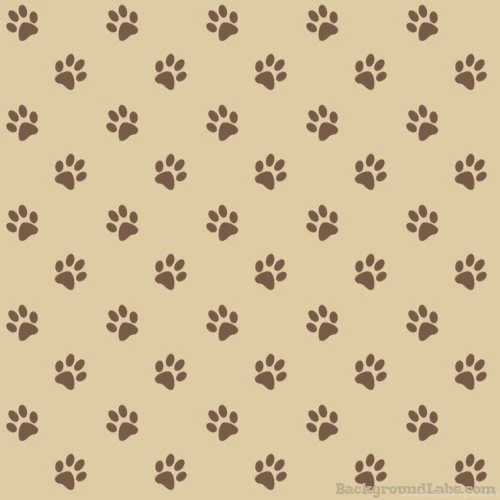 Seamless Paw Print Pattern