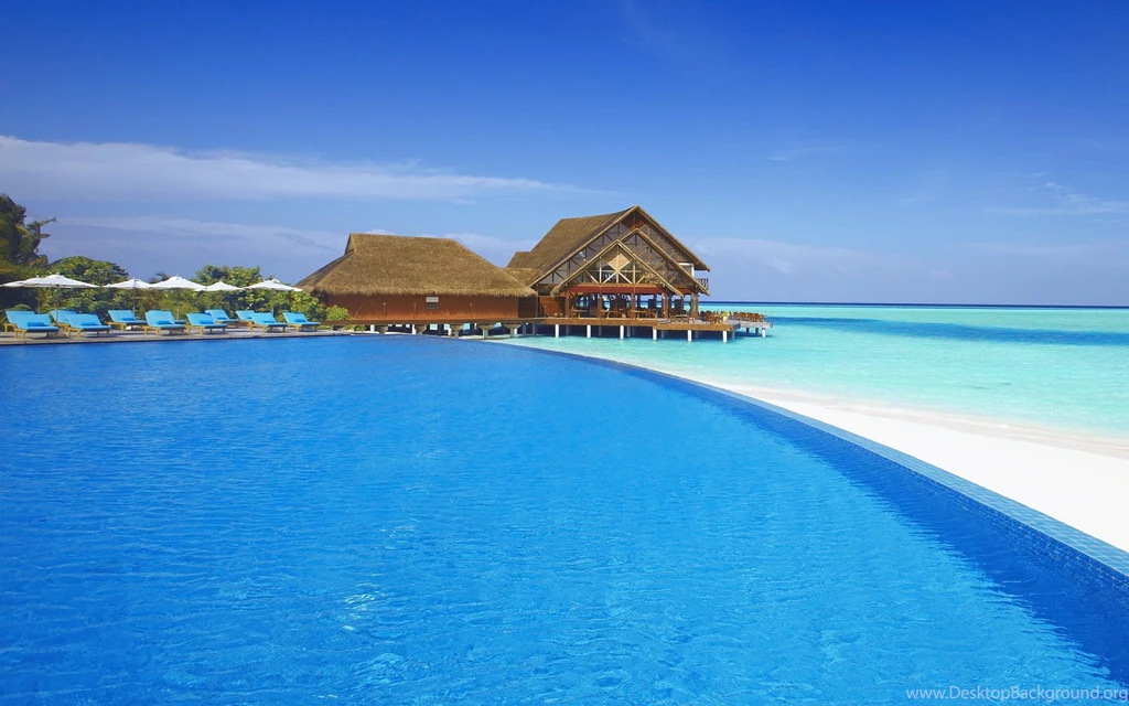 NIGHT BEACH RESORT Online Wallpapers HD