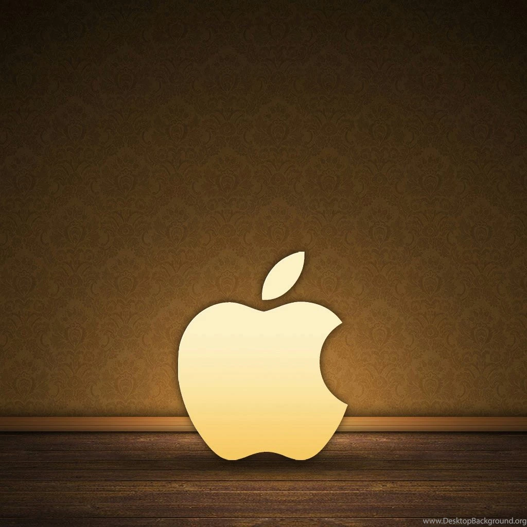Light Yellow Apple Logo iPad Wallpapers And iPad 2 Wallpapers ...
