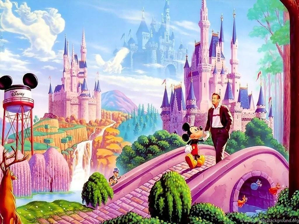 vehicles for cartoon disney castle desktop background