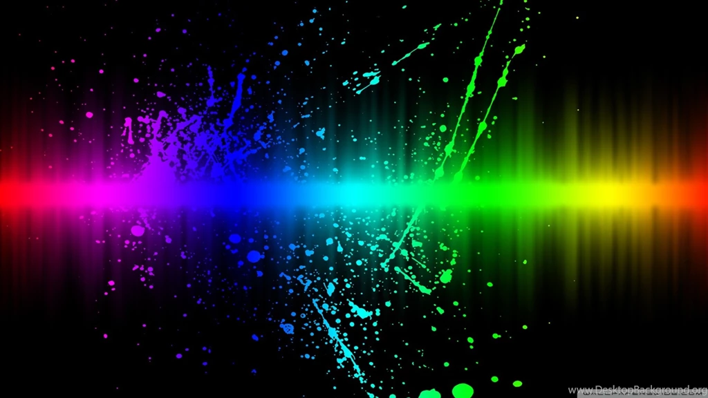 Download Rainbow Color Splatter Wallpapers Wallpapers Widest