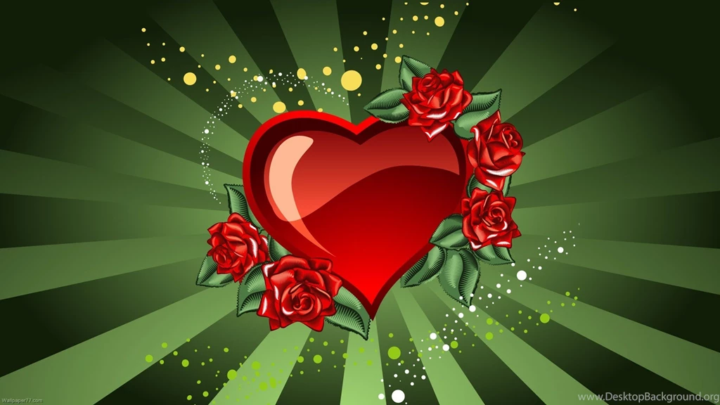 Hearts and Roses love wallpapers heart wallpapers