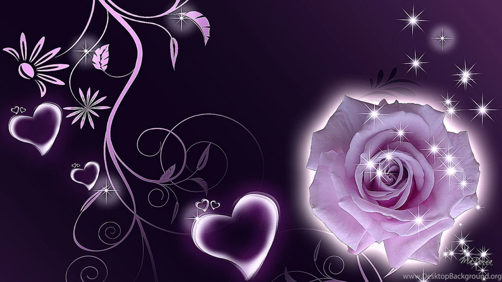 Purple Hearts Wallpapers 3 Items