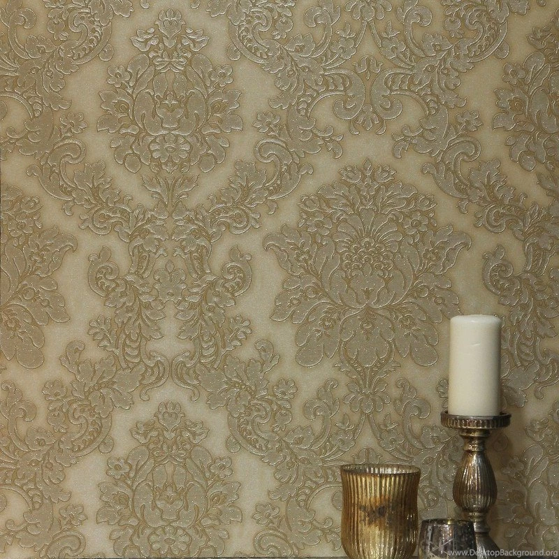 Arthouse Vicenza Damask Wallpapers In Gold 270403
