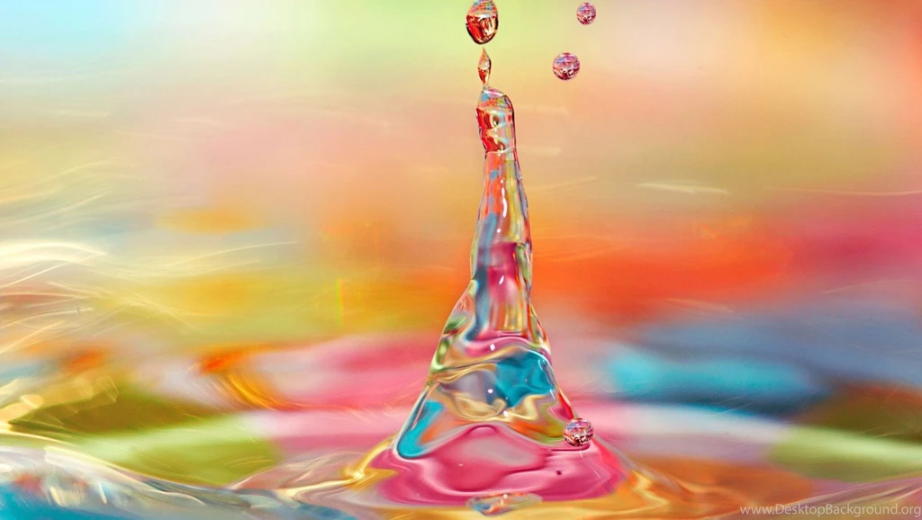 Beautiful Colorful Water Drops HD Wallpapers StylishHDWallpapers