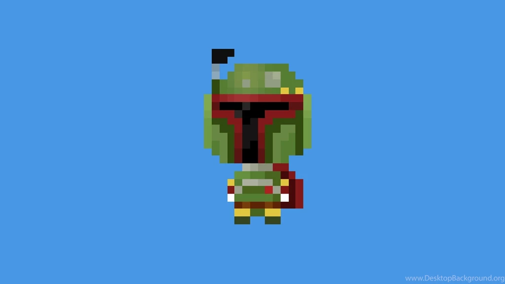 Boba Fett 8 bit [1920x1080] : Wallpapers