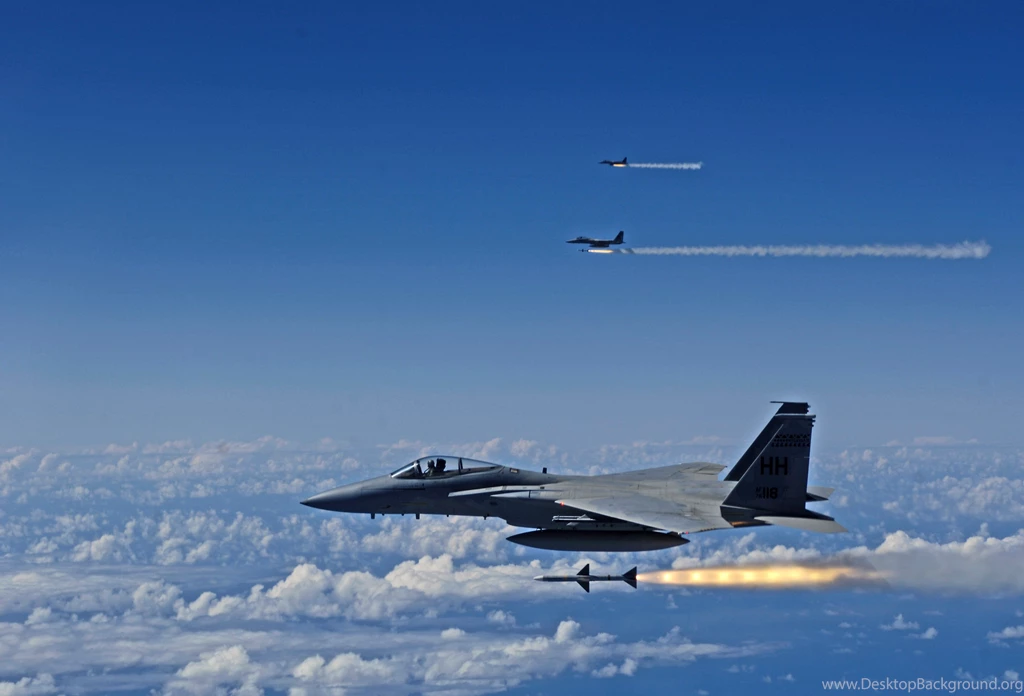 F15 Firing Rockets Wallpapers