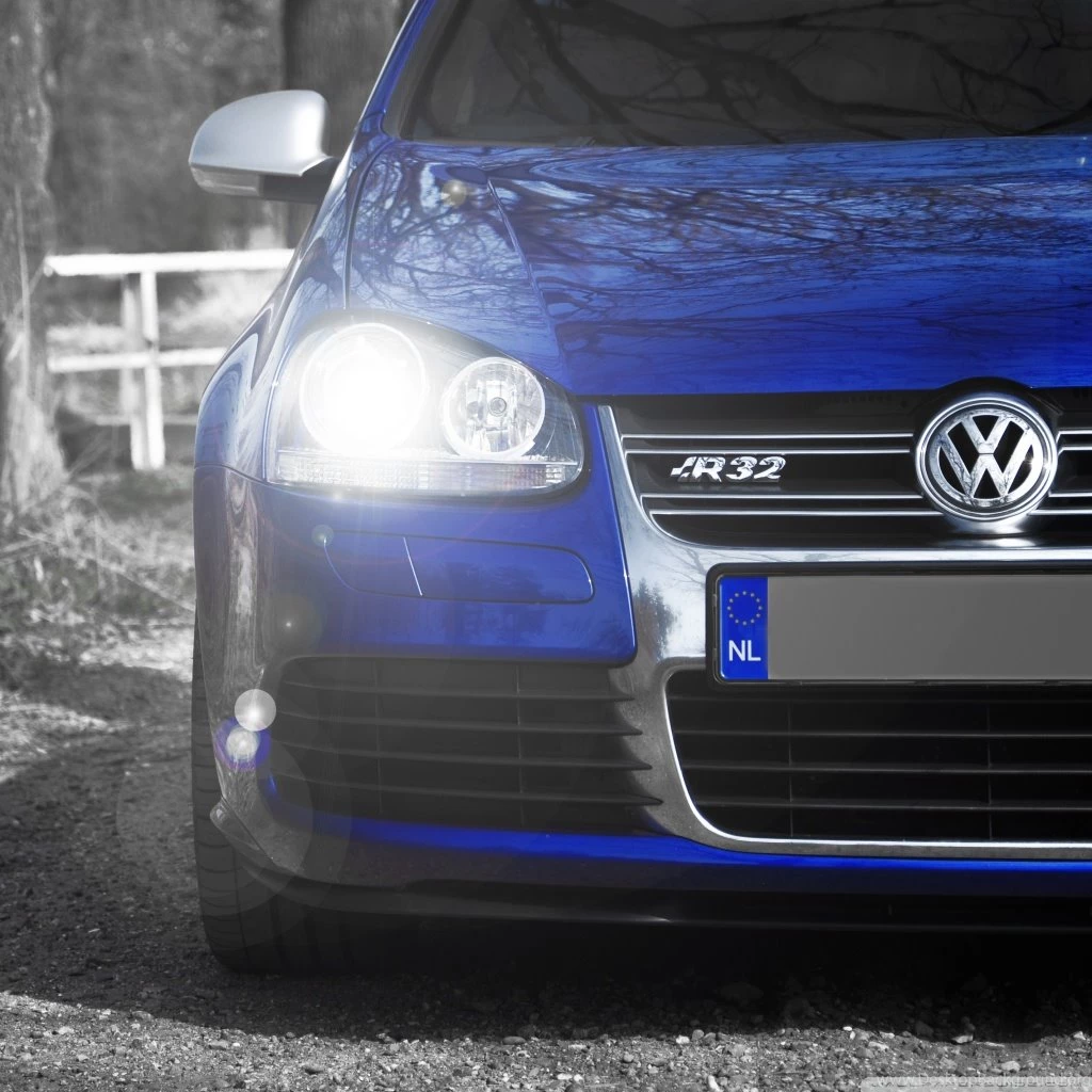 Volkswagen Golf R32 Blue HD Desktop Wallpapers : Widescreen : High ...